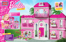 Mattel Mega Bloks Barbie Build 'n Style Luxury Mansion Manuel utilisateur