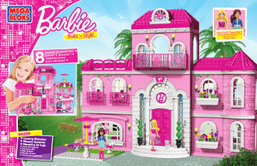 Mattel Mega Bloks Barbie Build 'n Style Luxury Mansion Manuel utilisateur | Fixfr