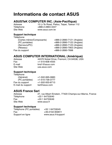 MyPal A636 | Asus MyPal A632 Mode d'emploi | Fixfr