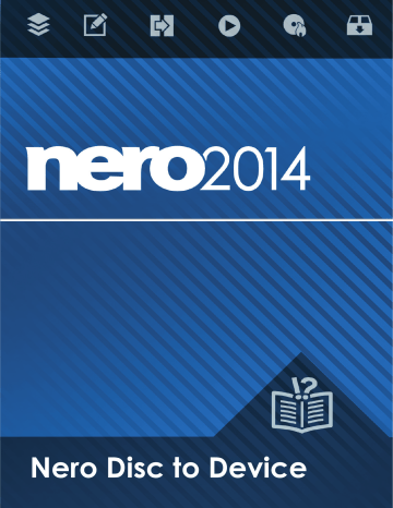 Mode d'emploi | Nero Disc to Device Manuel utilisateur | Fixfr