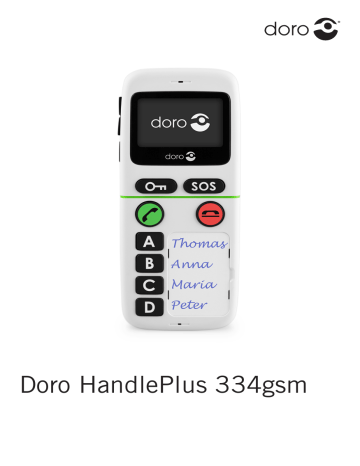 Doro HandlePlus 334 gsm Mode d'emploi | Fixfr