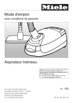 Miele S5211 Manuel utilisateur