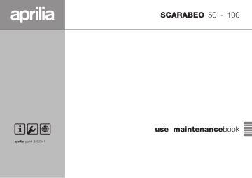 Manuel du propriétaire | APRILIA SCARABEO 50 Manuel utilisateur | Fixfr