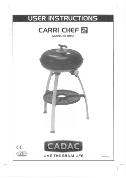 Cadac Carri Chef 2- 8910-50 Manuel utilisateur