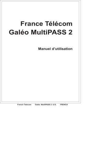 Manuel du propriétaire | FRANCE TELECOM GALEO MULTIPASS 2 Manuel utilisateur | Fixfr