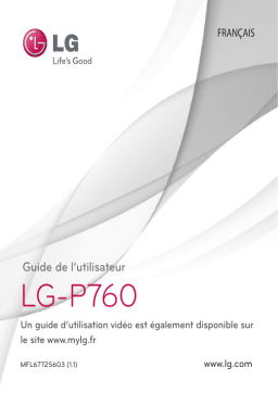 LG Série P760 bouygues telecom Mode d'emploi