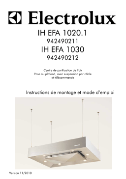 Aeg-Electrolux EFA1020-1X Manuel utilisateur