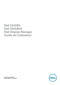 Dell S2418H/S2418HX electronics accessory Manuel utilisateur