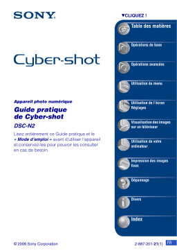 Sony DSC-N2 Manuel utilisateur