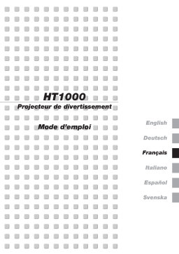 NEC HT1000 Manuel utilisateur