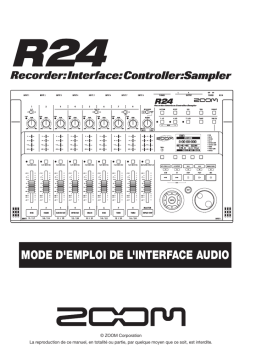 Zoom R24 Mode d'emploi