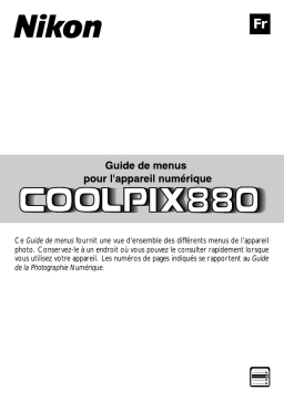 Nikon Coolpix E880 Manuel utilisateur