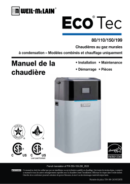 Weil-McLain ECO Tec Residential Boiler Manuel utilisateur