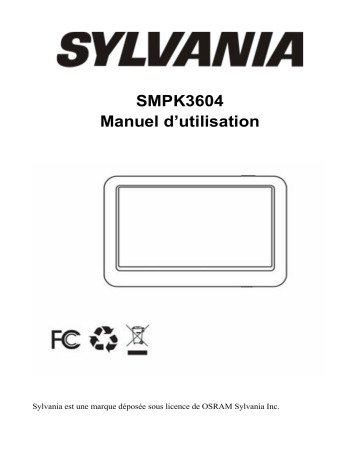 Sylvania SMPK 3604 Manuel utilisateur | Fixfr