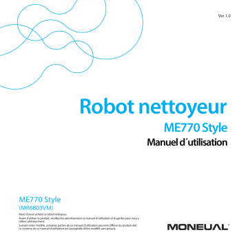 Moneual ME770 Manuel du propriétaire | Fixfr