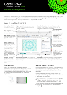 Corel Draw Graphics Suite 2018 Manuel utilisateur