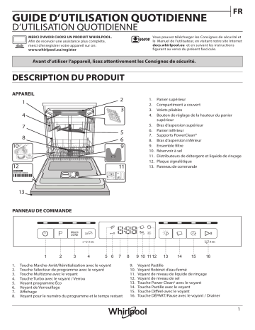 Mode d'emploi | Whirlpool WBO 3T133 PF X Manuel utilisateur | Fixfr