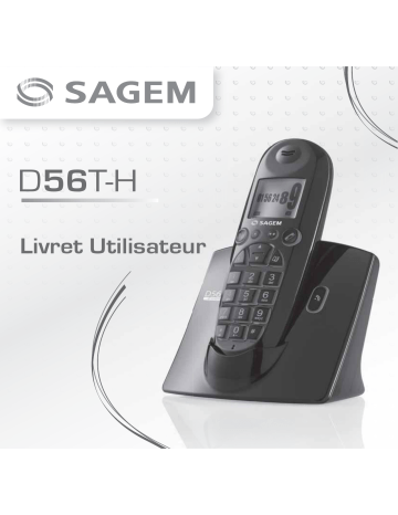 Manuel du propriétaire | Sagem D56H Manuel utilisateur | Fixfr