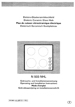 ACEC N503NHL Manuel utilisateur