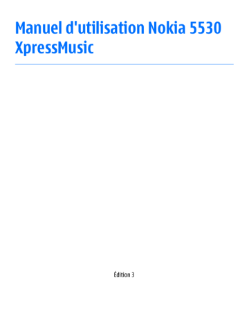 Microsoft 5530 XpressMusic Manuel utilisateur | Fixfr