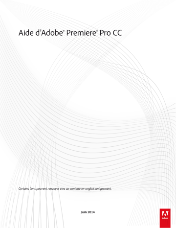 Adobe Premiere Pro CC 2015 Manuel utilisateur | Fixfr