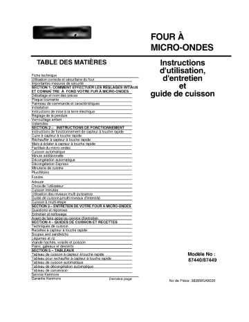 LG MS-1243KSY Manuel du propriétaire | Fixfr