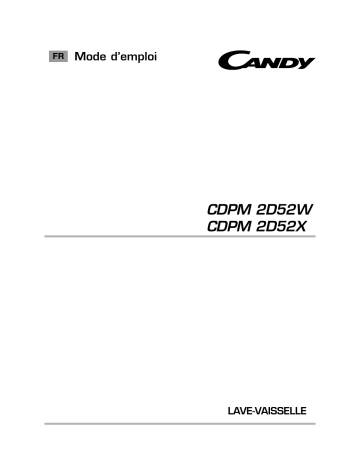 Manuel du propriétaire | Candy CDPM2DS62W Manuel utilisateur | Fixfr