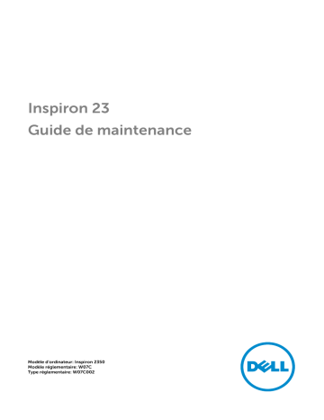 Dell Inspiron 2350 desktop Manuel utilisateur | Fixfr