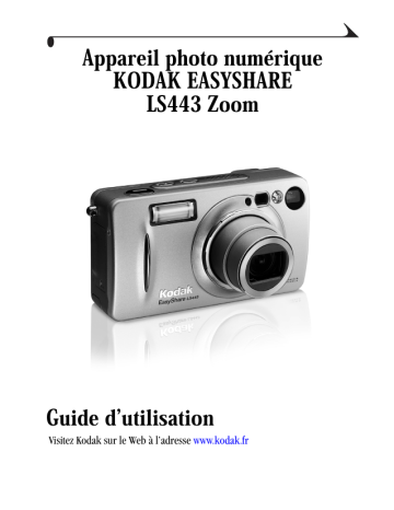 Manuel du propriétaire | Kodak EasyShare LS443 Manuel utilisateur | Fixfr