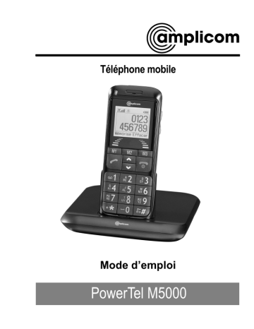 Mode d'emploi | Amplicomms PowerTel M5000 Manuel utilisateur | Fixfr