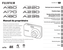 Fujifilm A230 Manuel utilisateur