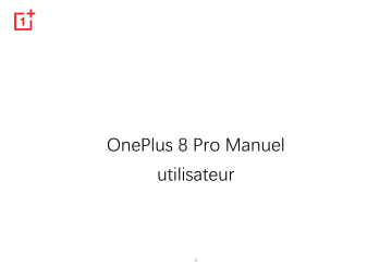Mode d'emploi | OnePlus 8 Pro Manuel utilisateur | Fixfr