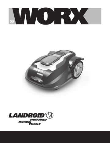 Manuel du propriétaire | Worx Landroid M - WG790 Manuel utilisateur | Fixfr