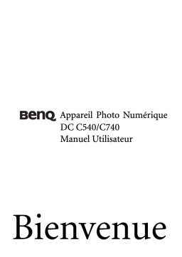 Benq Série DC DC C740 Manuel utilisateur