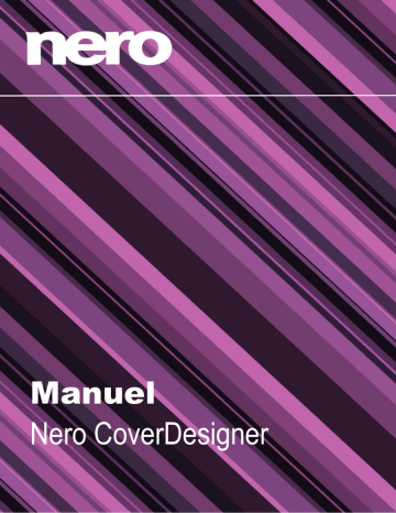 Mode d'emploi | Nero Cover Designer Manuel utilisateur | Fixfr