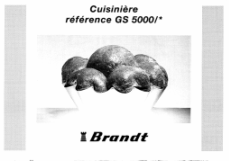 Brandt GS5000 Manuel utilisateur