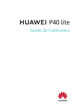 Huawei P40 Lite Mode d'emploi