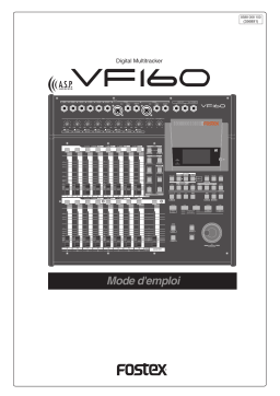 Fostex VF160 Manuel utilisateur