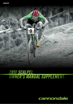 Cannondale Scalpel 80 2011-2013 Manuel du propriétaire