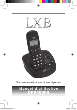 Lexibook DPR400FR Manuel utilisateur