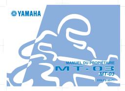 Yamaha MT03-2007 Manuel utilisateur