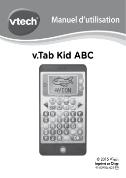 VTech v.Tab Kid ABC Manuel utilisateur