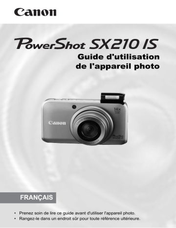 Mode d'emploi | Canon PowerShot SX210 IS Manuel utilisateur | Fixfr