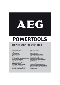 AEG Powertools STEP100X Manuel utilisateur