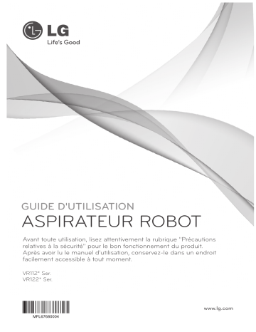 Manuel du propriétaire | LG VR1227R Manuel utilisateur | Fixfr