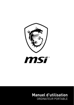 MSI GT75 Titan (Intel 8th Gen) notebook Manuel utilisateur