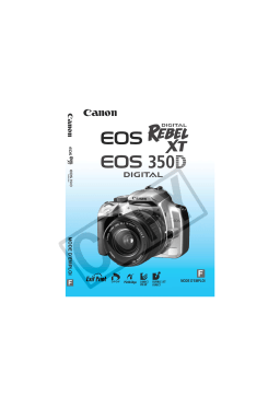 Canon EOS REBEL XT Manuel utilisateur