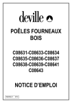 DEVILLE C08639 Manuel utilisateur