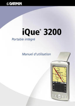 Garmin iQue 3200 Manuel utilisateur