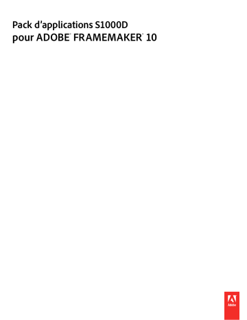 Manuel du propriétaire | Adobe FRAMEMAKER 10 Manuel utilisateur | Fixfr